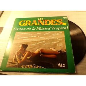 Los Grandes Exitos de la Musica Tropical Vol 2 Vinyl LP Gas 1982 Mexican Import